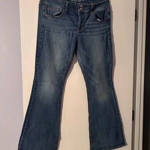 American Eagle Outfitters Blue Flare Jeans